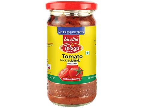 Swetha Telugu foods Pickle - Tomato, 300 g