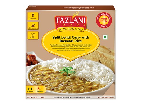 Fazlani Foods Split Lentil Curry - Basmati Rice, 300 g