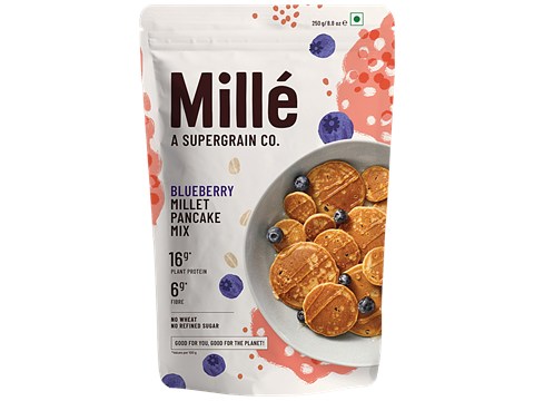 Mille Blueberry Millet Pancake Mix, 250 g