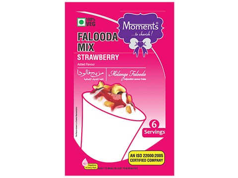Moments Falooda Mix - Strawberry, 200 g