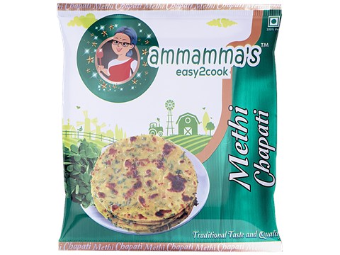 Ammamma's Methi Chapati, 10 pcs