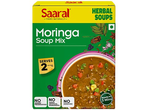 Saaral Moringa Soup Mix - Made With Real Herbs, 20 g