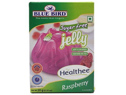 Blue Bird Sugar Free Jelly - Raspberry, 10 g