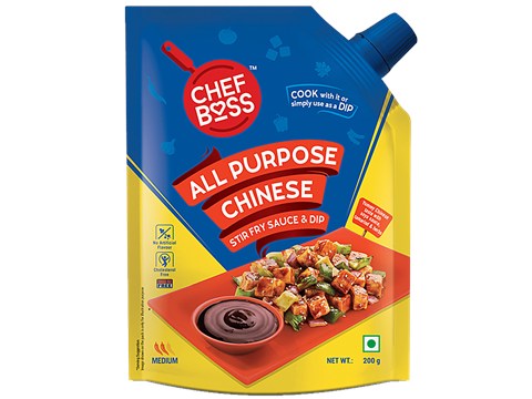 ChefBoss Stir Fry Sauce & Dip - All Purpose Chinese, Suitable For Veg & Non-Veg Preparations, 200 g