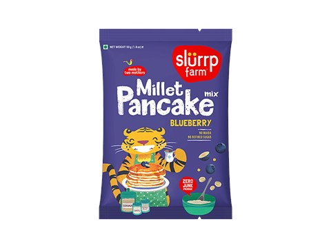 Slurrp Farm Blueberry Millet Pancake Mix, 50 g