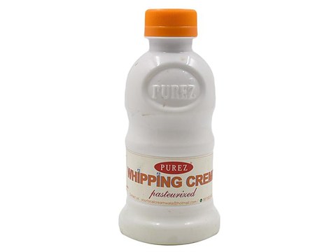 Purez Pasteurised Whipping Cream, 200 ml