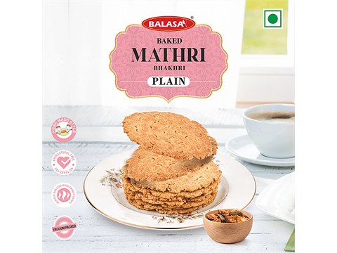 Balasa Baked Mathri Bhakhri - Plain, Homemade Style, 180 g