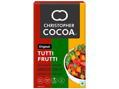 Christopher Cocoa Dry Tutti Frutti Cherries, 200 g