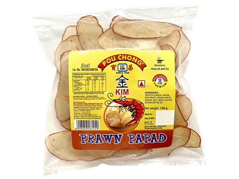 Pou Chong Prawn Papad, 150 g