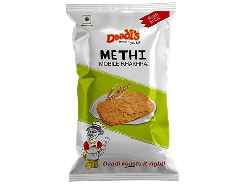 Daadi's Mobile Khakhra - Methi, 40 g