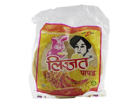 Lijjat Garlic Papad, 200 g