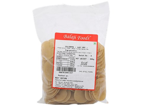 Balaji foods Papad - Gol Gappa, 200 g