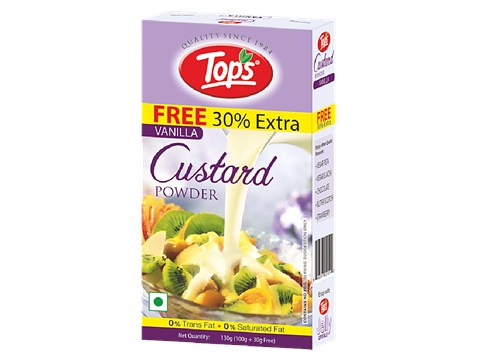 Tops Custard Powder - Vanila, 100 g