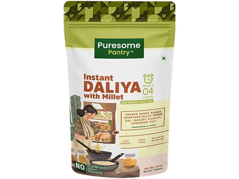Puresome Pantry Instant Daliya With Millet, 50 g