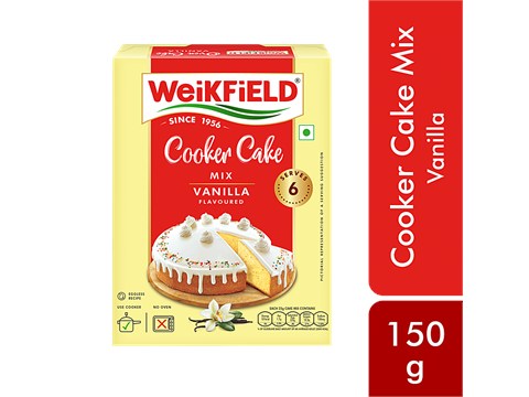 Weikfield Cooker Cake Mix - Vanilla Flavour, 150 g