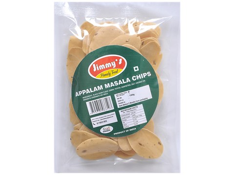 Jimmy's Appalam Masala Chips, 100 g