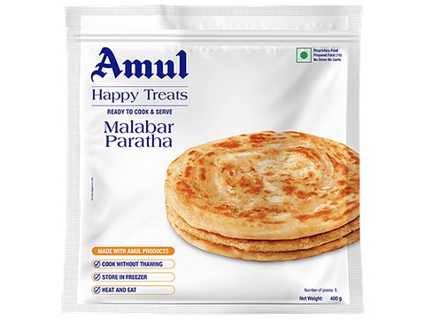 Amul Happy Treats Malabar Paratha, 400 g
