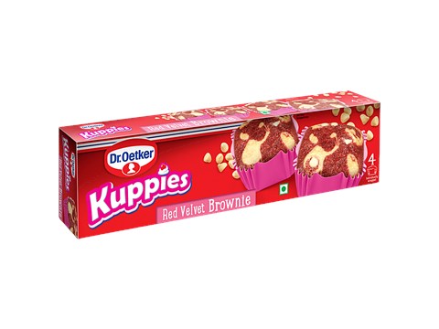 Dr.Oetker Kuppies Red Velvet Brownie, 148 g
