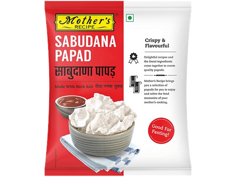 Mother's Recipe Sabudana Papad, 250 g