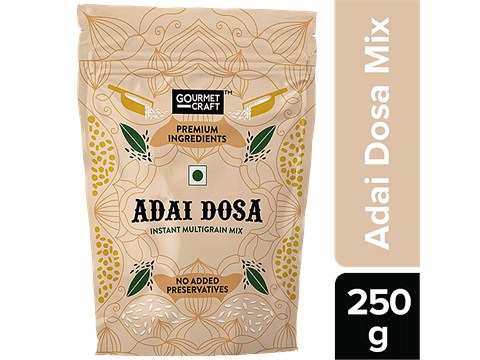 Gourmet Craft Multigrain Adai Dosa Instant Mix - High Protein, No Added Preservatives, 250 g