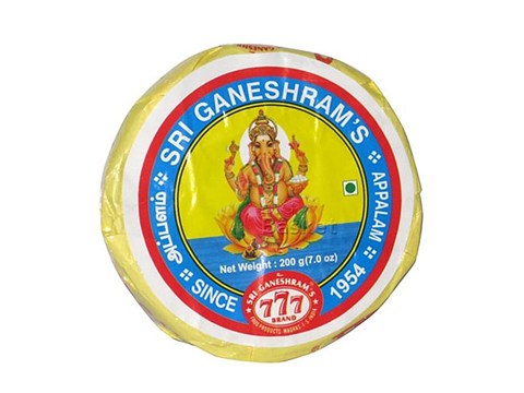 777.0 Sir Ganeshrams Applam - No 3, 200 g
