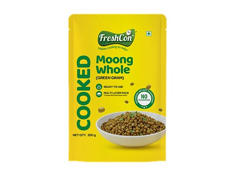 Freshcon Cooked Moong Whole/Green Gram, 250 g