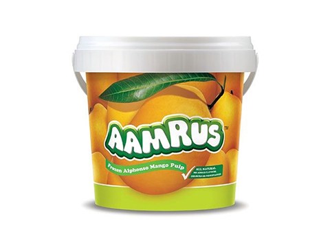 Jain Farm Fresh Aamrus - Alphonso Mango Pulp, 500 g
