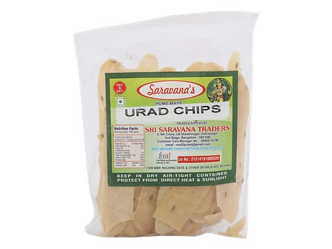 Saravanas Urad Chips, 100 g