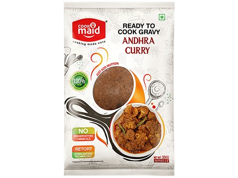 COOKMAID Andhra Curry - Ready To Cook Gravy, 300 g