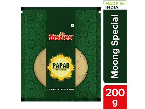 Tasties Handmade Papad - Moong Special, 200 g