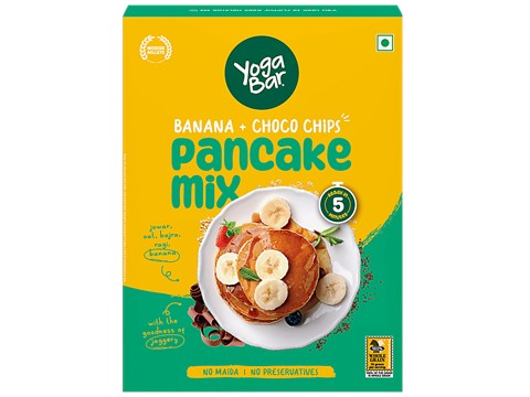 Yoga Bar Pancake Mix Powder - Banana & Choco Chips, 150 g
