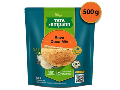 Tata Sampann Rava Dosa Mix - Ready to Cook, 500 g