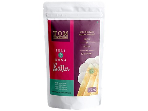 TOM Idli & Dosa Batter - No Preservatives, 1 kg