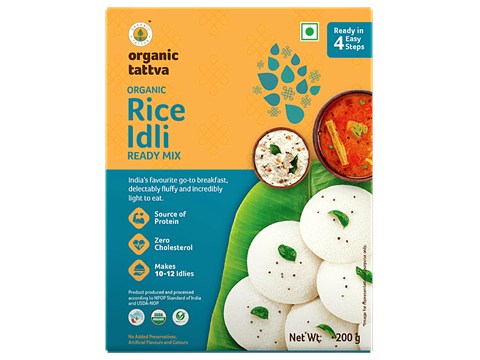 Organic Tattva Organic Rice Idli Ready Mix, 200 g