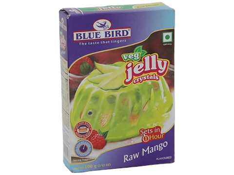 Blue Bird Jelly Crystals - Blackcurrant, Veg, 100 g