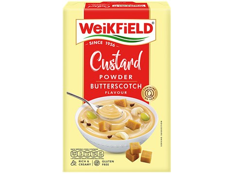 Weikfield Butterscotch Flavour Custard Powder, 75 g