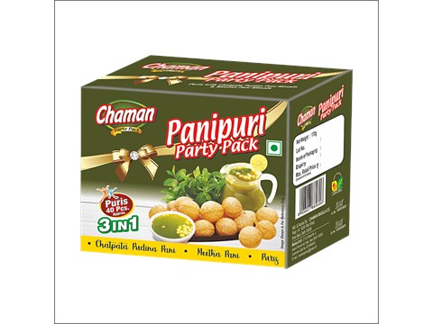 CHAMAN Pani Puri Party Pack 3 In 1, 170 g