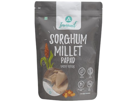 Immunit Sorghum Millet/Jowar Papad, 150 g