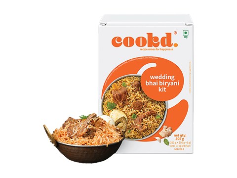 Cookd Wedding Bhai Biryani Kit, 505 g