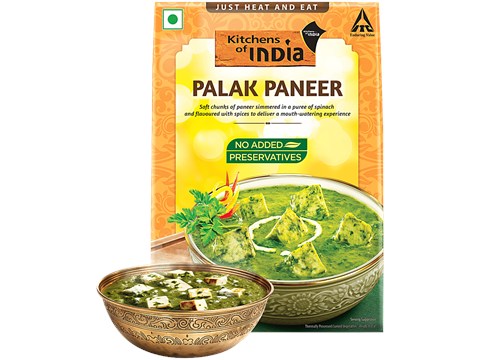 Kitchens Of India Palak Paneer - Just Heat & Eat, 285 g