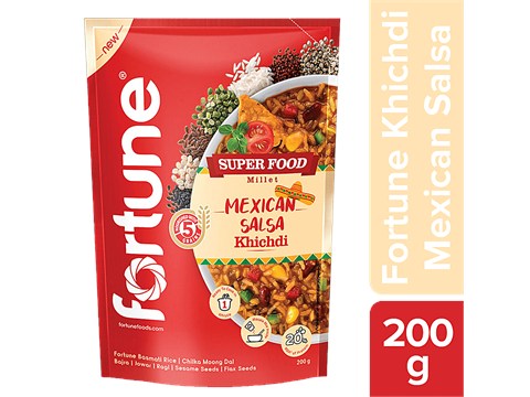 Fortune Super Food Millet Mexican Salsa Khichdi - Ready To Cook, Rich In Protein, 200 g