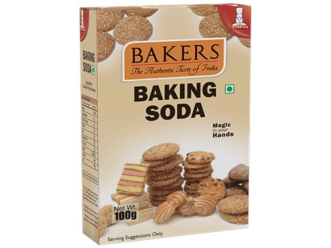 BAKERS Baking Soda - Raising Agent, For Biscuits, Scones, Muffins, 100 g