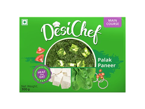 DesiChef Palak Paneer - Ready To Eat, No Added Preservatives, Colour, 300 g