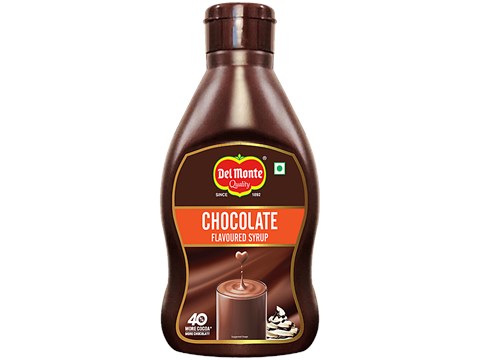 Del Monte Chocolate Flavoured Syrup - 40% More Chocolaty, Rich Taste, Thick Texture, 600 g