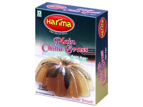 HARIMA  Agar Agar Plain China Grass - Super Smooth, Thickening Agent In Ice Creams & Desserts, Vegetarian, 10 g