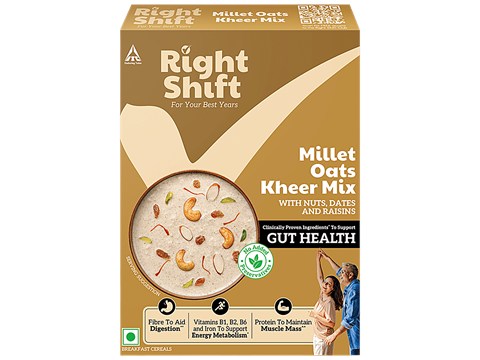 Right Shift Millet Oats Kheer Mix - With Nuts, Dates & Raisins, 240 g