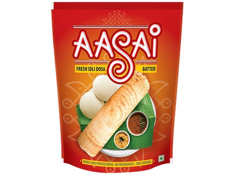 Aasai Fresh Idli Dosa Batter, 900 ml