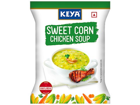 Keya Sweet Corn Chicken Soup - With Real Chicken, 52 g