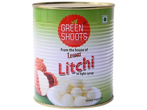 Green Shoots Litchi In Light Syrup, 850 g