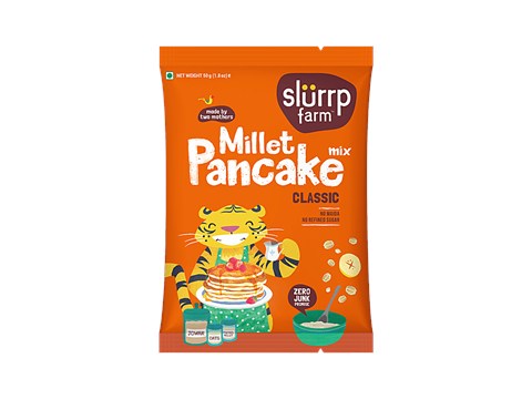 Slurrp Farm Classic Millet Pancake Mix, 50 g